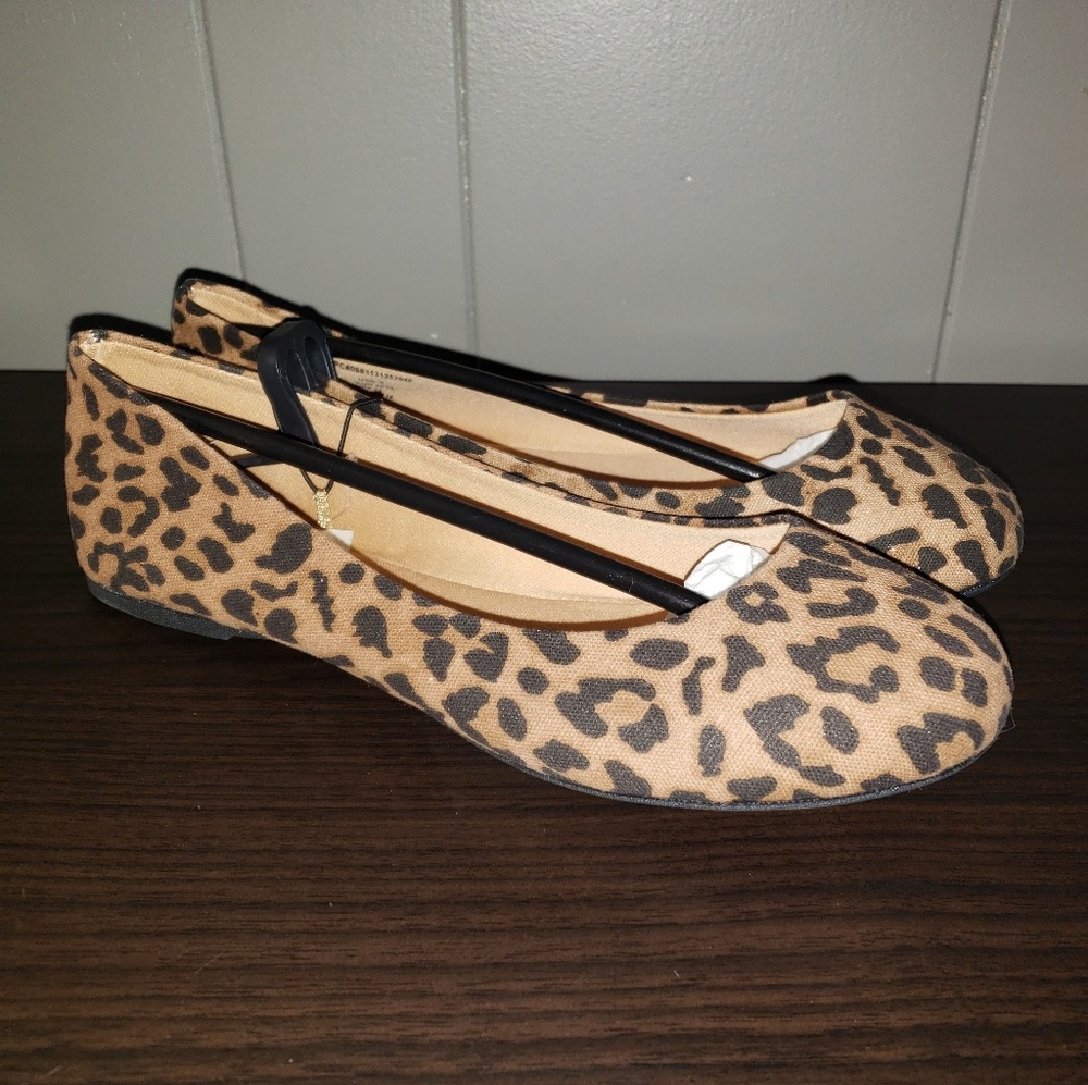 Leopard Print Flats Brand New